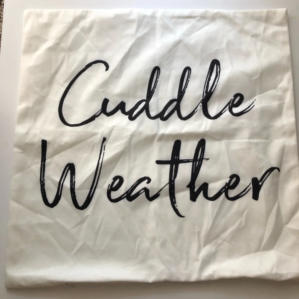 Cuddle Weather Pillow Cover